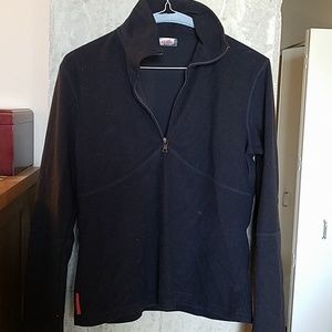 Black Prada 1/2 zip sweater